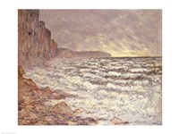 The Sea at Fecamp, 1881 Fine Art Print