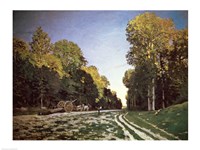 Route de Chailly, Fontainebleau, 1864 Fine Art Print