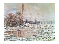 The Ice Breaking Up, 1880 Fine Art Print