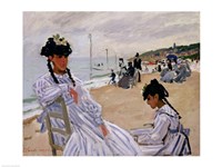 On the Beach at Trouville Fine Art Print
