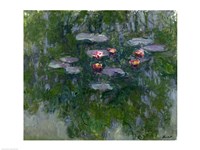 Waterlilies, 1916-19 (detail) Fine Art Print