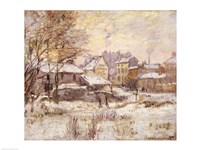Snow Effect with Setting Sun, 1875 Fine Art Print