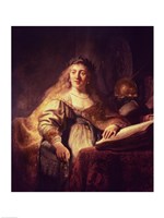 Saskia as Minerva Fine Art Print
