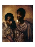 Two Negroes, 1661 Framed Print