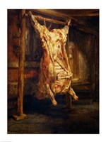 The Slaughtered Ox, 1655 Fine Art Print