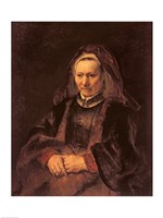 Portrait of an Elderly Woman, c. 1650 Fine Art Print