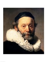 Portrait of Johannes Uyttenbogaert Fine Art Print