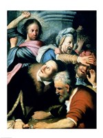 Christ Driving the Moneychangers from the Temple, 1626 Fine Art Print