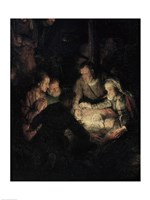 The Adoration of the Shepherds Fine Art Print