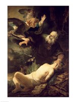 The Sacrifice of Abraham, 1635 Fine Art Print