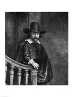 Ephraim Bonus, known as 'The Jew with the Banister' Fine Art Print