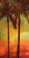 Sunset Palms II Fine Art Print