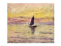 The Sailing Boat, Evening Effect, 1885 Fine Art Print