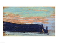 The Cliff at Etretat Fine Art Print