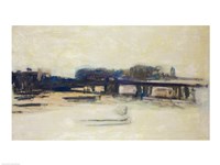 Study for Charing Cross Bridge Fine Art Print