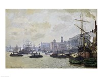 The Thames at London, 1871 Fine Art Print