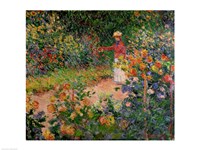 Garden at Giverny, 1895 Fine Art Print