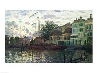 The Dam at Zaandam, Evening, 1871 Fine Art Print