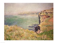 Cliff at Varengeville, 1882 Fine Art Print