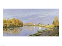 The Seine at Bougival, 1872 Fine Art Print