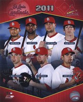 St. Louis Cardinals 2011 Team Composite Framed Print