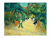 Entrance to the Public Gardens in Arles, 1888 Fine Art Print