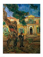 St. Paul's Hospital, St Remy, 1889 Fine Art Print