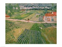 Landscape at Auvers after the Rain, 1890 Fine Art Print