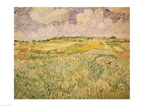The Plain at Auvers, 1890 Fine Art Print