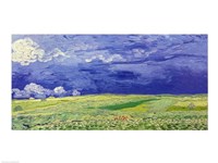 Wheatfields under Thunderclouds, 1890 Fine Art Print