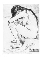 Sorrow, 1882 Framed Print