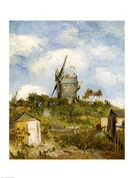 Le Moulin de Blute-Fin, Montmartre, 1886 Fine Art Print