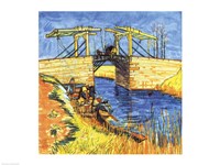 Le Pont de Langlois a Arles, 1888 Fine Art Print