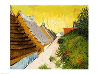 Farmhouses at Saintes-Maries, June 1888 Fine Art Print