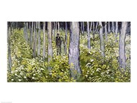 Undergrowth with Two Figures, 1890 Fine Art Print