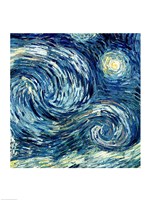 The Starry Night, June 1889 Detail B Fine Art Print