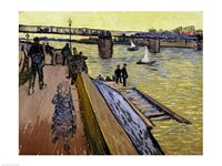 Le Pont de Trinquetaille in Arles, 1888 Fine Art Print