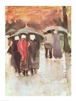 In the Rain, 1882 Fine Art Print