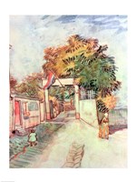 French Street Scene Fine Art Print