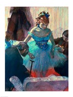 Dancer in her dressing room Fine Art Print