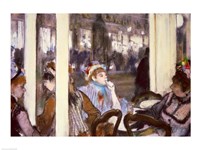 Women on a Cafe Terrace, 1877 Fine Art Print
