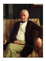 Portrait of Hilaire Degas Fine Art Print