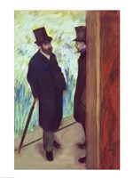 Friends at the Theatre, Ludovic Halevy Fine Art Print