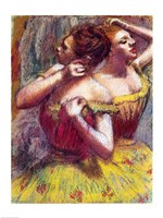 Two Dancers (detail) Fine Art Print