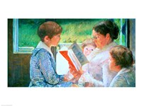 Mrs Cassatt Reading to her Grandchildren, 1888 Fine Art Print