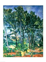 The Aqueduct (Montagne Sainte-Victoire seen through Trees) Fine Art Print