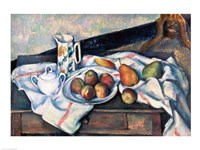 Still Life of Peaches and Pears Fine Art Print