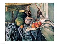 Still Life with Pitcher and Aubergines Fine Art Print
