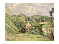 Auvers-sur-Oise, seen from the Val Harme Fine Art Print