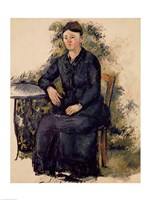 Madame Cezanne in the Garden Fine Art Print
